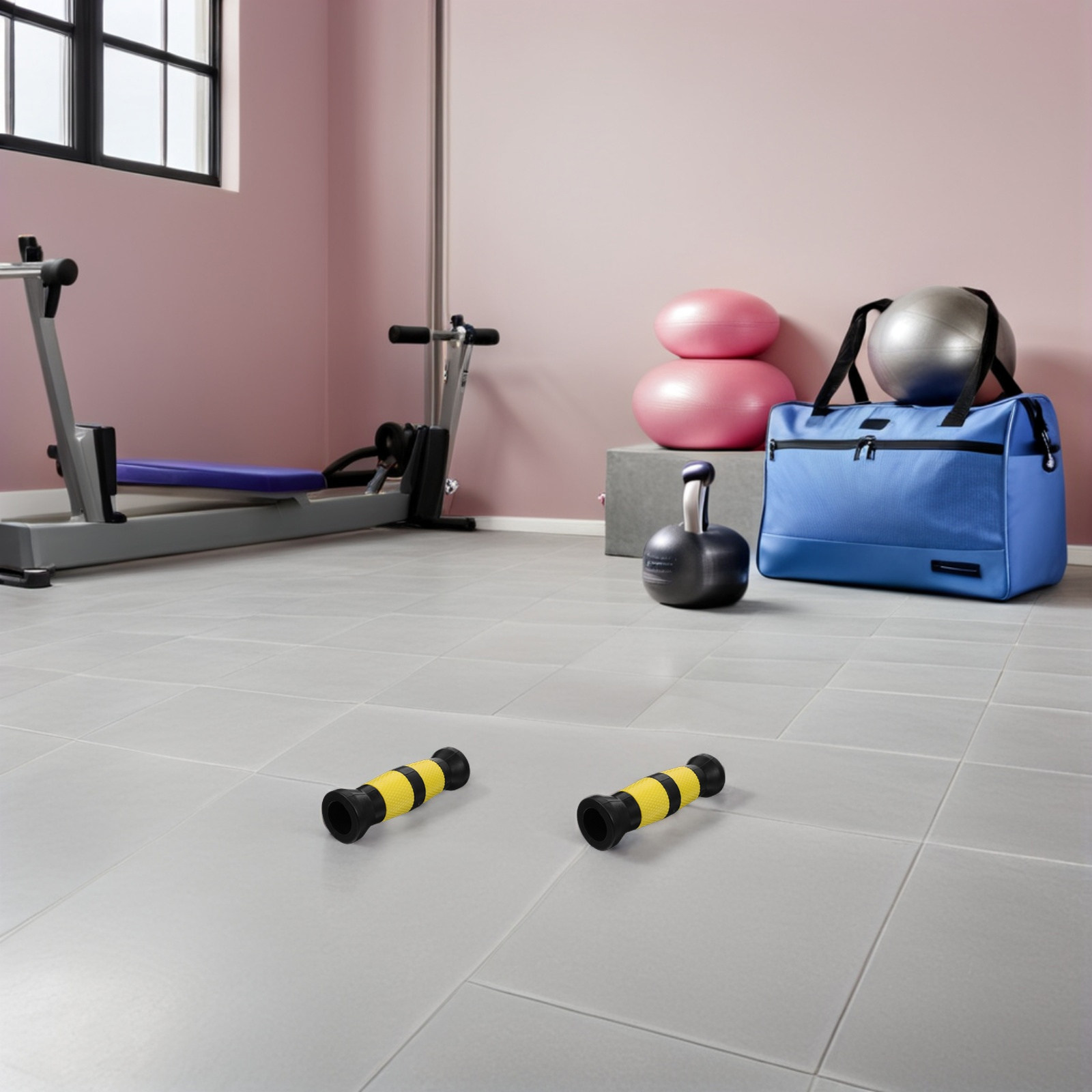 2Pcs Thick Dumbbell Handle Sle - Home Gym Dumbbells avaliação e preço