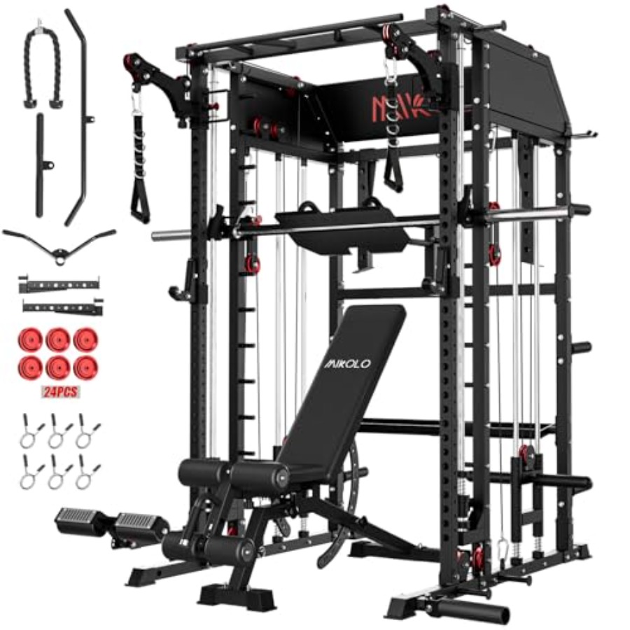 Home gym Smith machine: steel, - Home Gym Multifunctional avaliação e preço