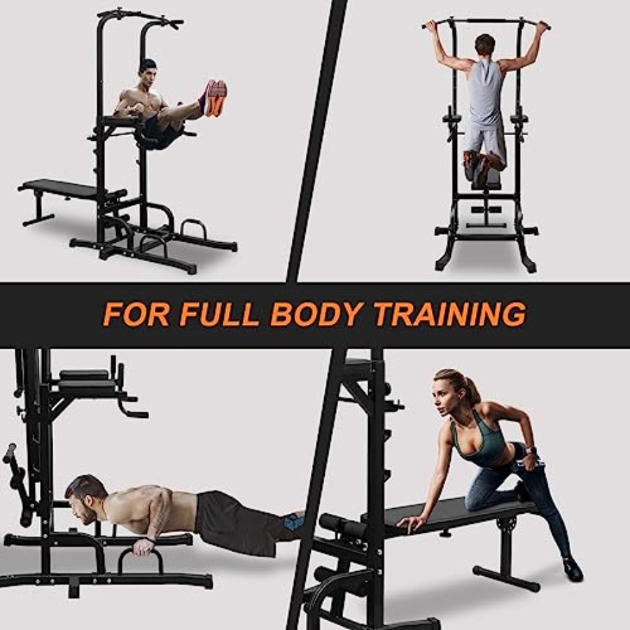 Power Tower with Weight Bench  - Home Gym Multifunctional avaliação e preço