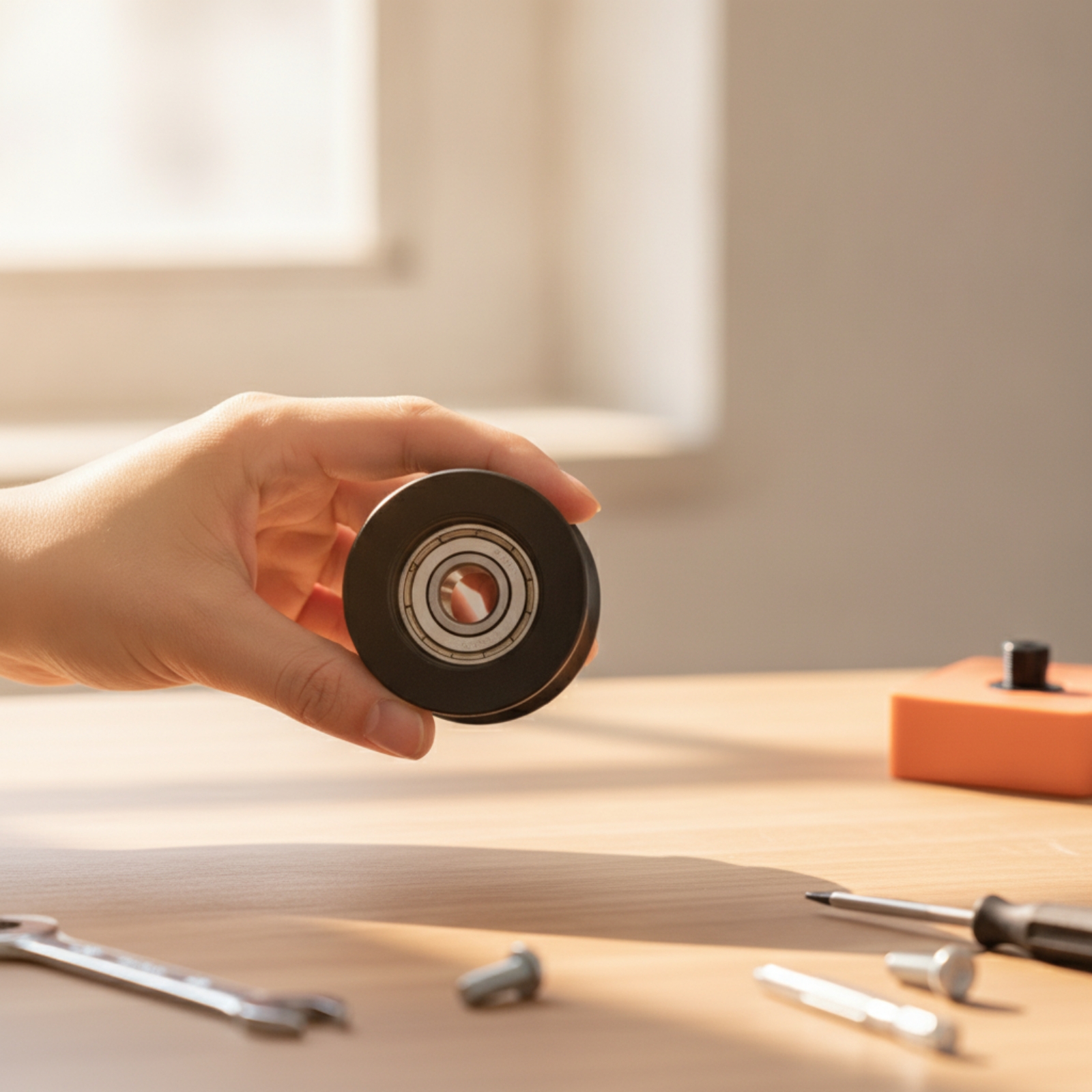 Roller Wheel with Bearing Blac - Home Gym Resistance avaliação e preço