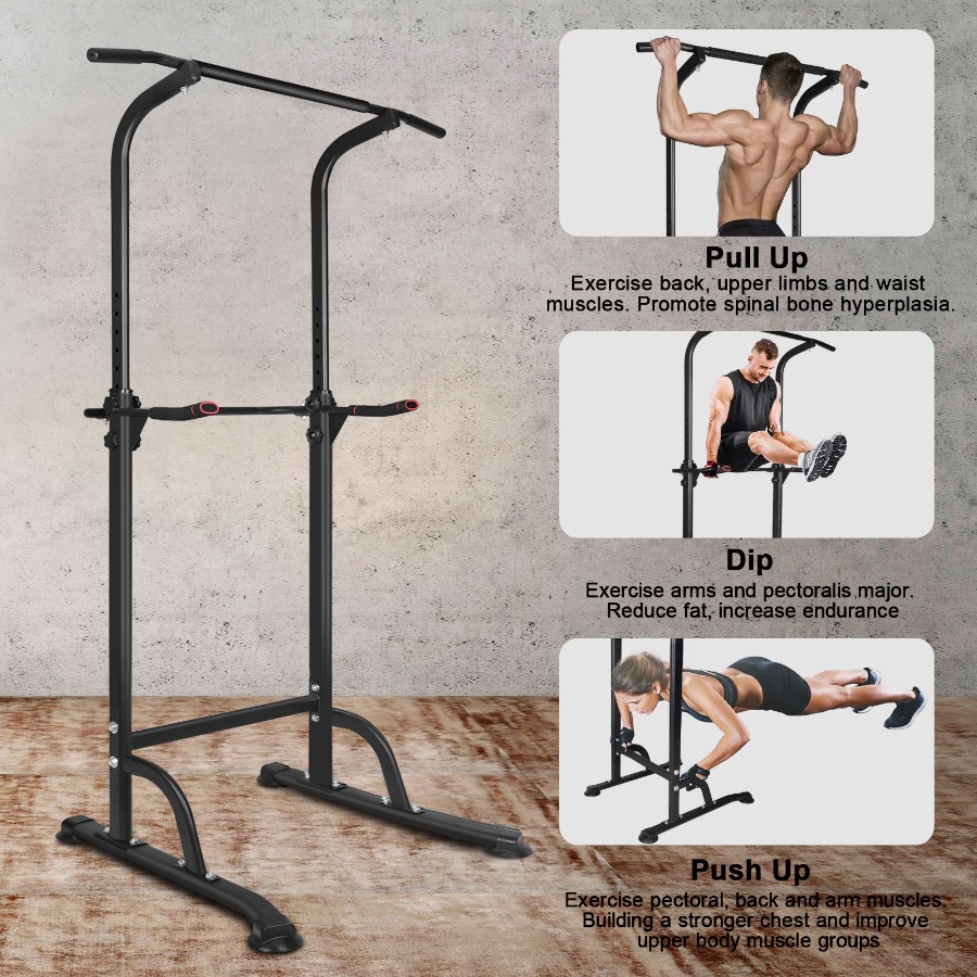 Power Tower Workout Dip Statio - Home Gym Multifunctional avaliação e preço
