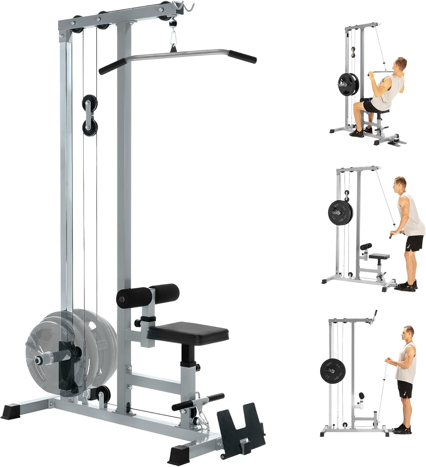 Fitness Gym, Robust Metal, Sil - Lat Pulldown Cable avaliação e preço