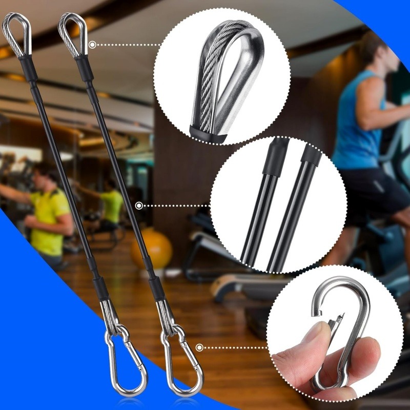 1/2Pcs 25cm Gym Cable Extensio - Home Gym Ideas avaliação e preço