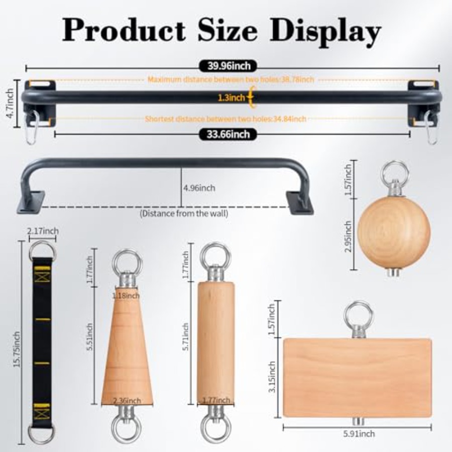 Wall Mounted Pull Up Bar for H - Chin Up Doorframe avaliação e preço
