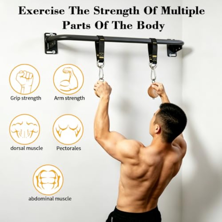 Wall Mounted Pull Up Bar for H - Chin Up Doorframe avaliação e preço