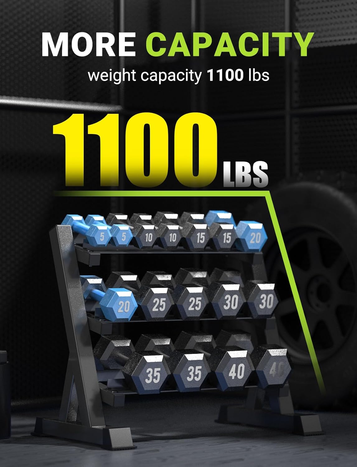 Home Gym Dumbbell Rack, 3 & 5  - Home Gym Dumbbells avaliação e preço
