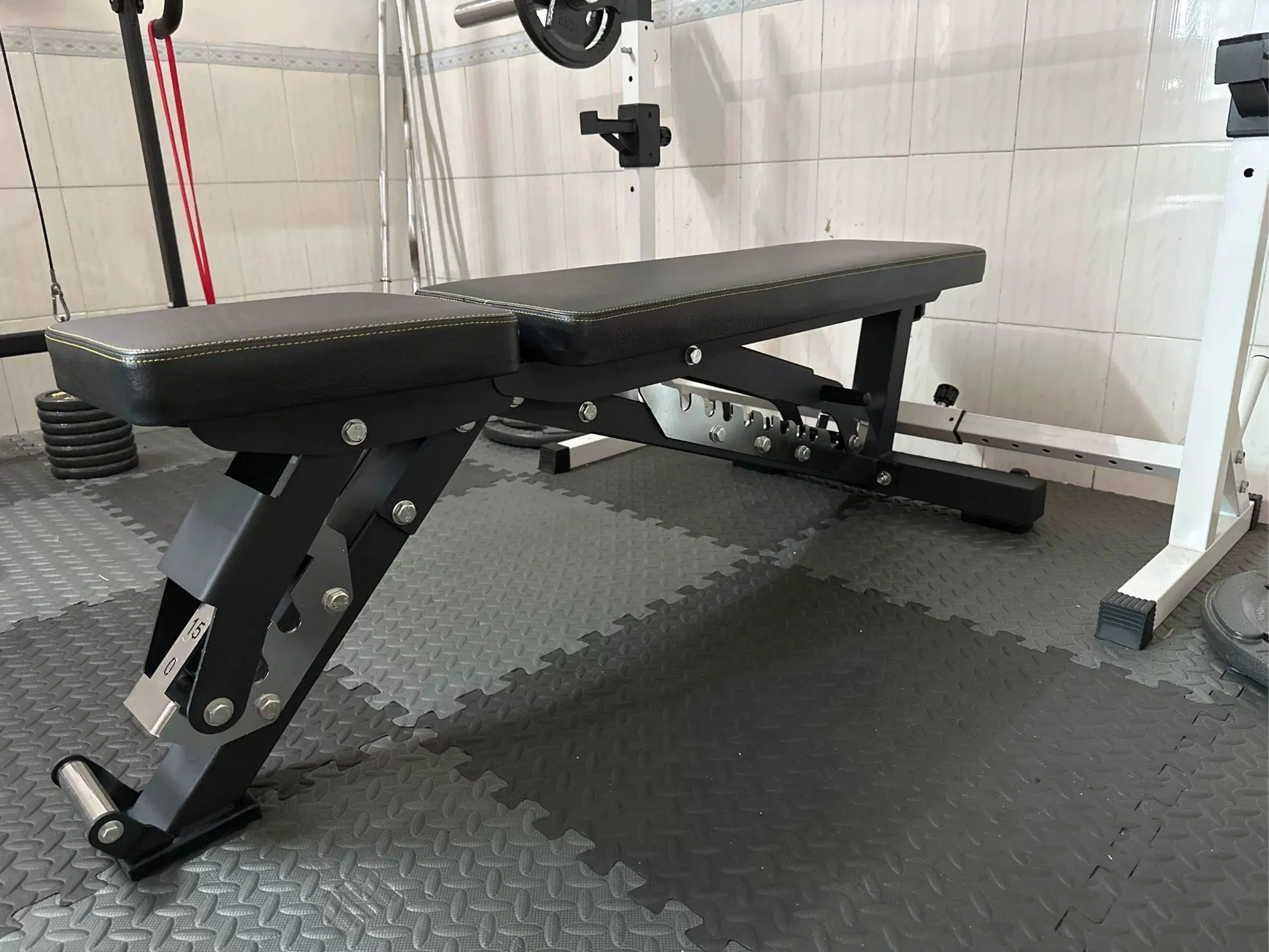 Adjustable Dumbbell Foldable B - Home Gym Dumbbells avaliação e preço